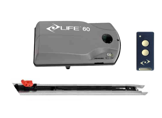 Life PROBO 60 pohon garážových vrat + GRB 33/2 kolejnice dvoudílná