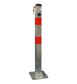 Mechanická parkovací zábrana - sloupek sklopný