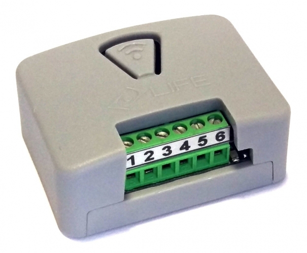 LIFE SUN R1E, 433MHz externí jednokanálový přijímač